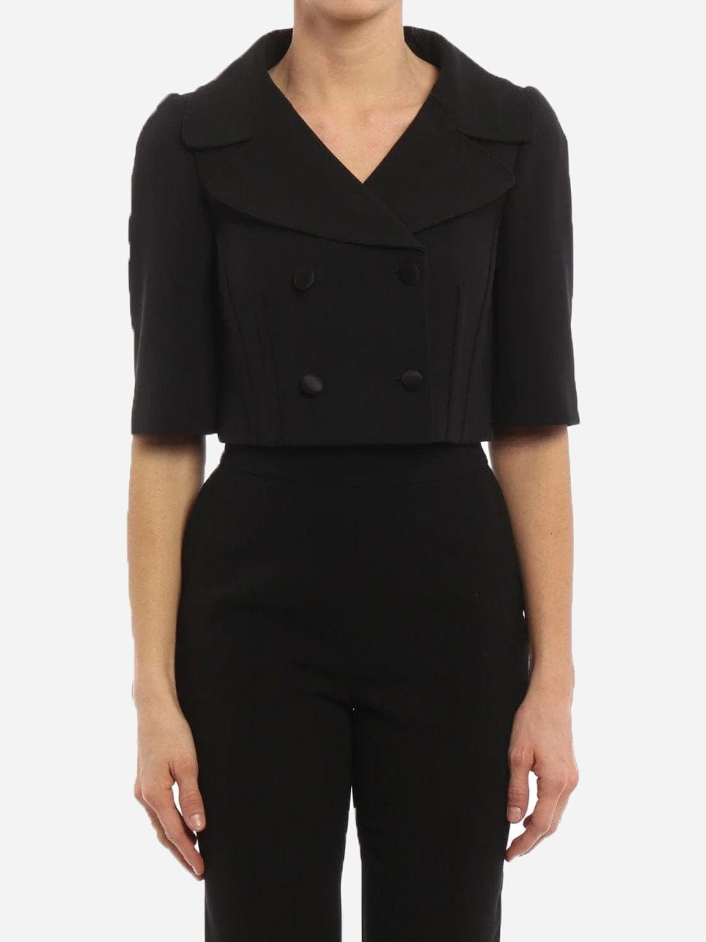 Dolce & Gabbana Cropped Wool Jacket