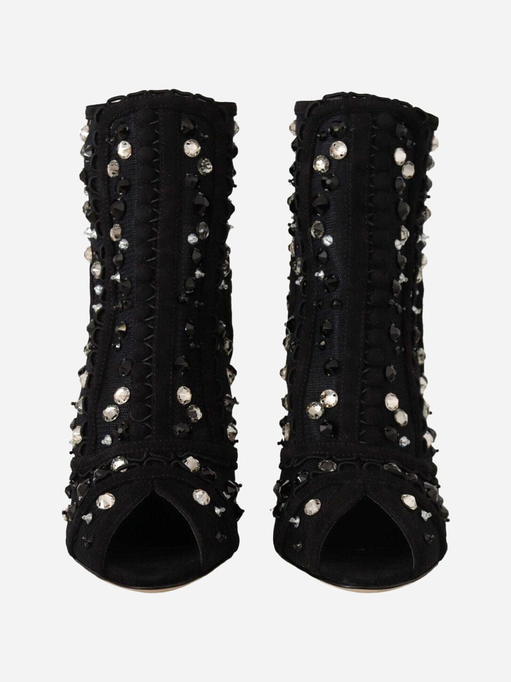 Dolce & Gabbana Crystal Embellished Ankle Boots