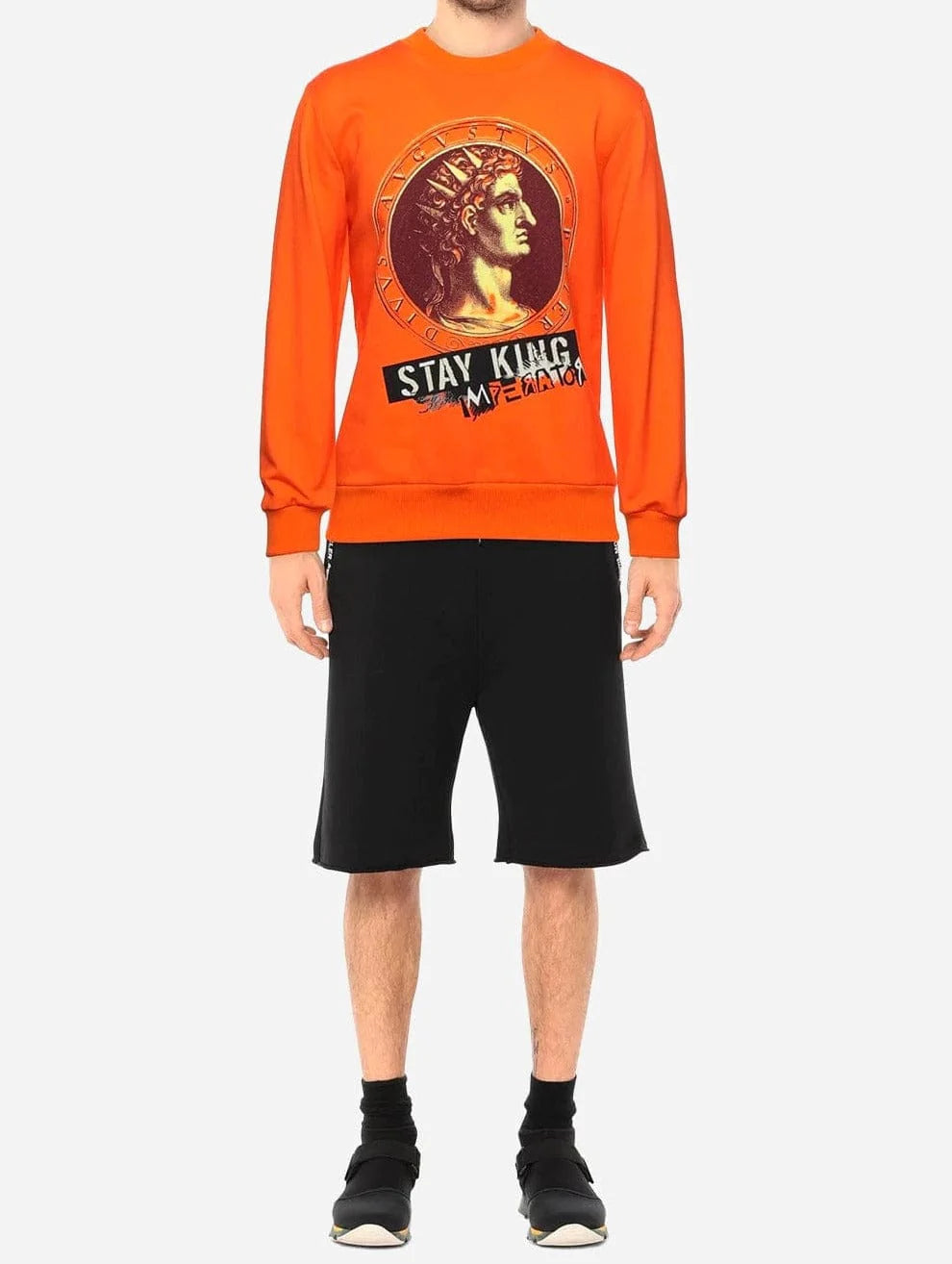 Dolce & Gabbana Dupondius Augustus Print Sweatshirt