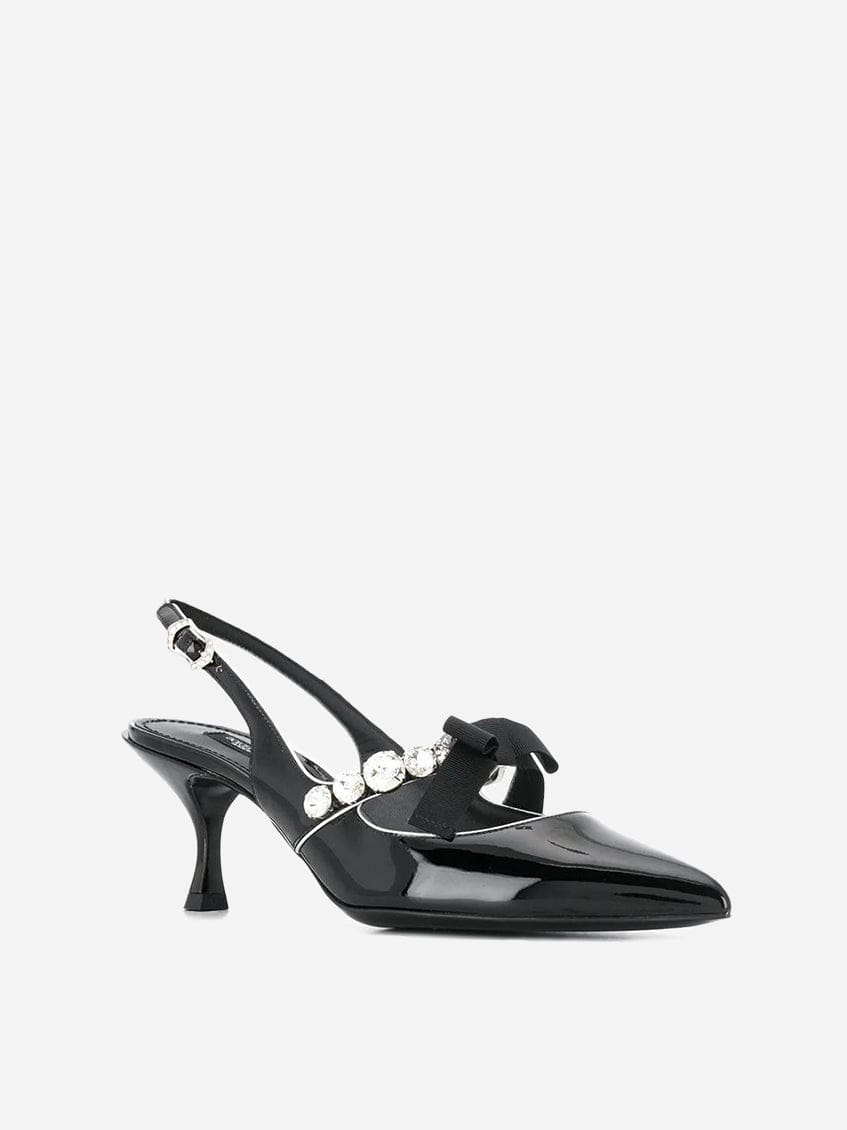 Dolce & Gabbana Embellished Lori Slingback Pumps