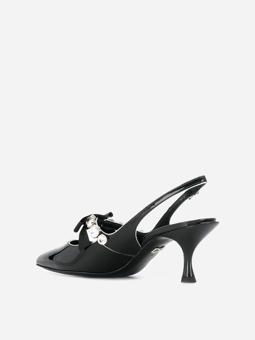 Dolce & Gabbana Embellished Lori Slingback Pumps