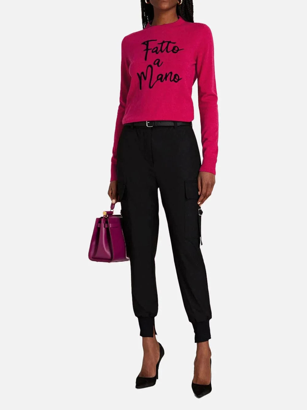 Dolce & Gabbana Embroidered Cashmere Blend Sweater