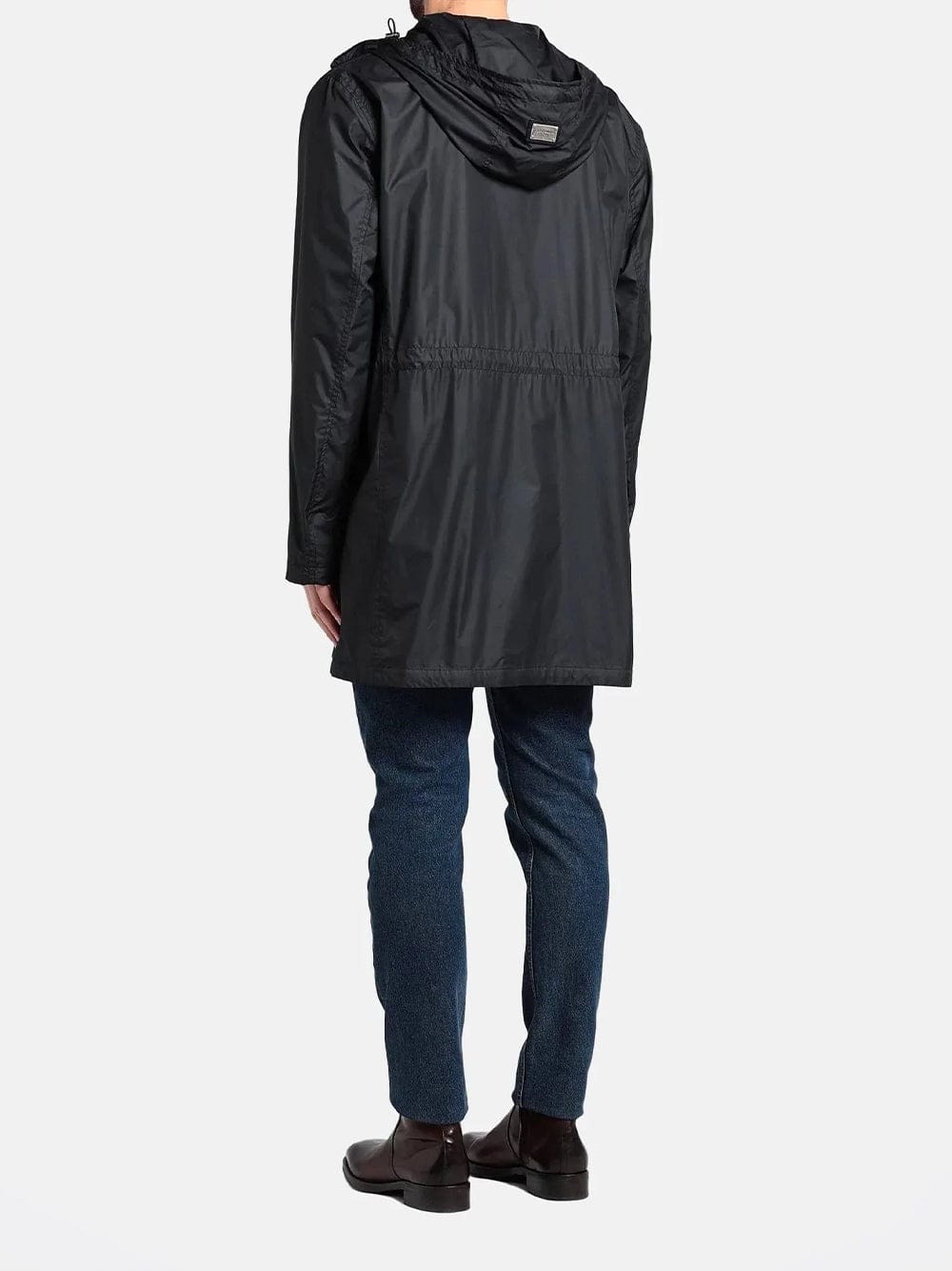 Dolce & Gabbana Embroidered Logo Parka Jacket