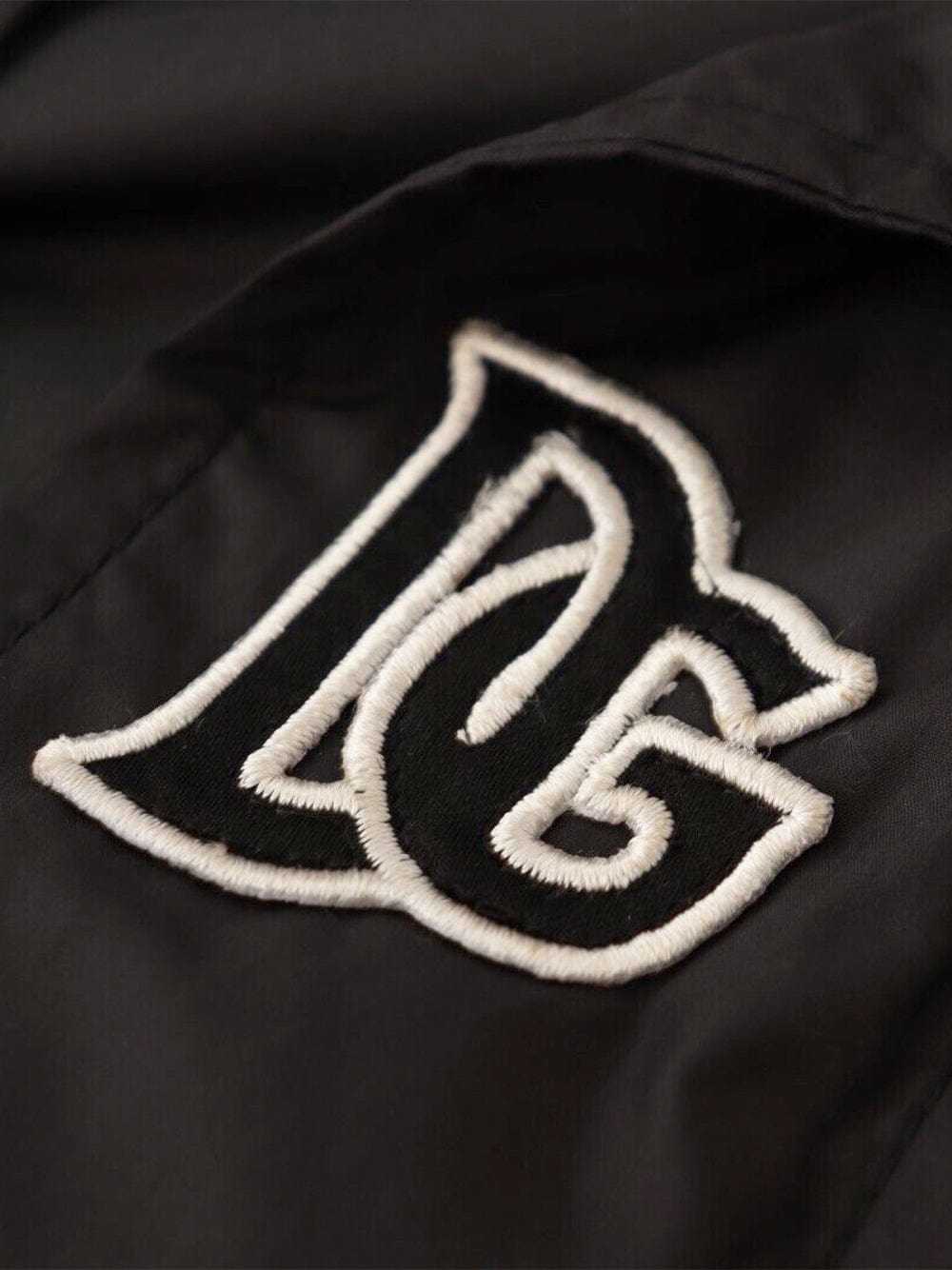 Dolce & Gabbana Embroidered Logo Parka Jacket