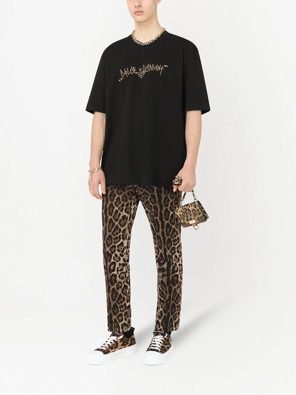 Dolce & Gabbana Embroidered Logo T-Shirt
