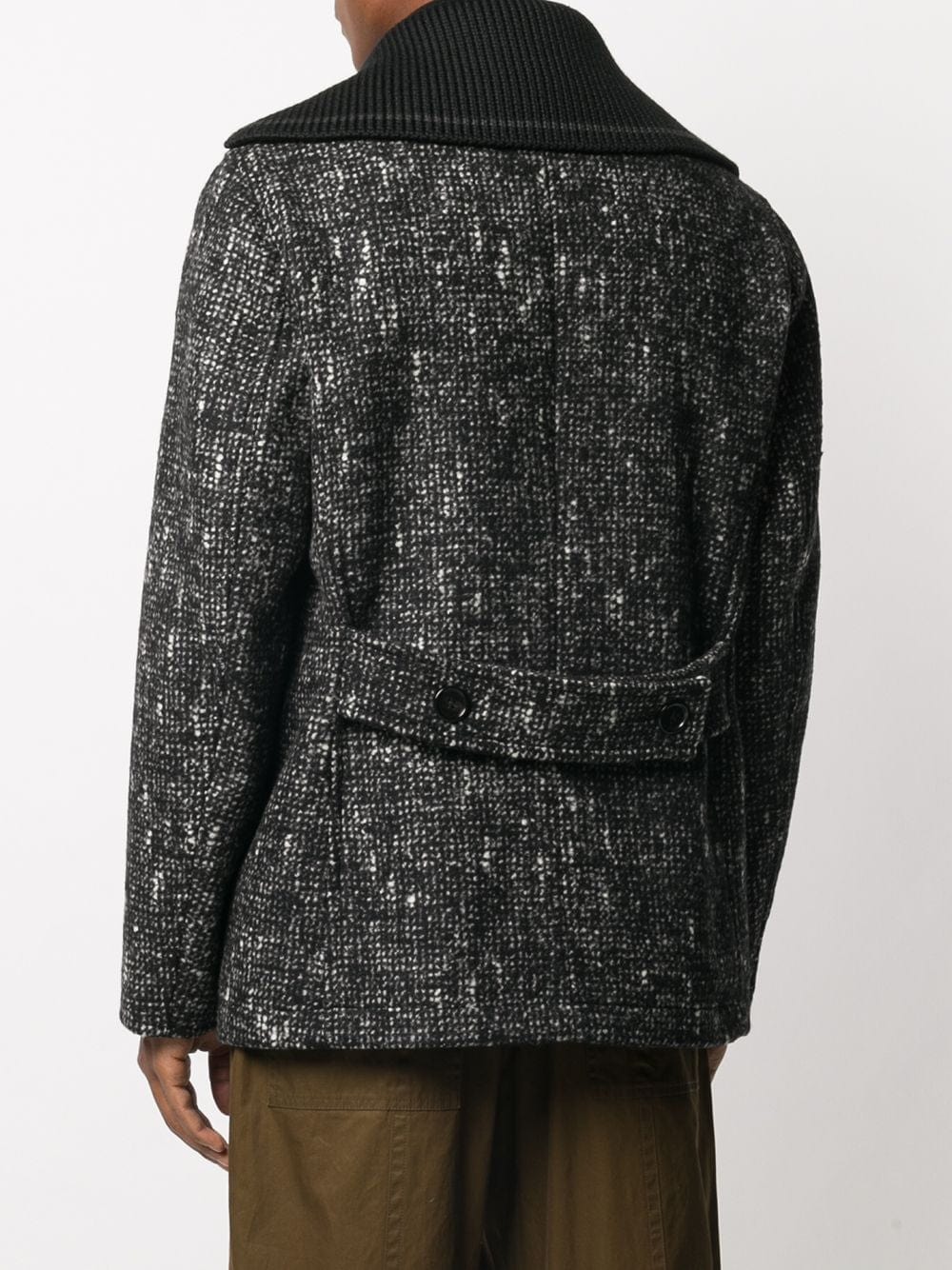 Dolce & Gabbana Fantasia Check Wool Coat