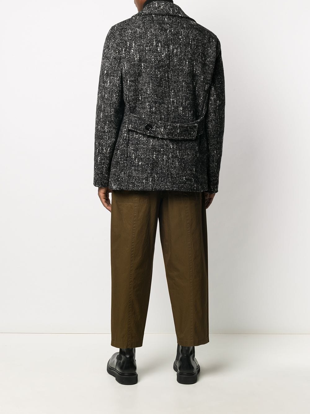 Dolce & Gabbana Fantasia Check Wool Coat