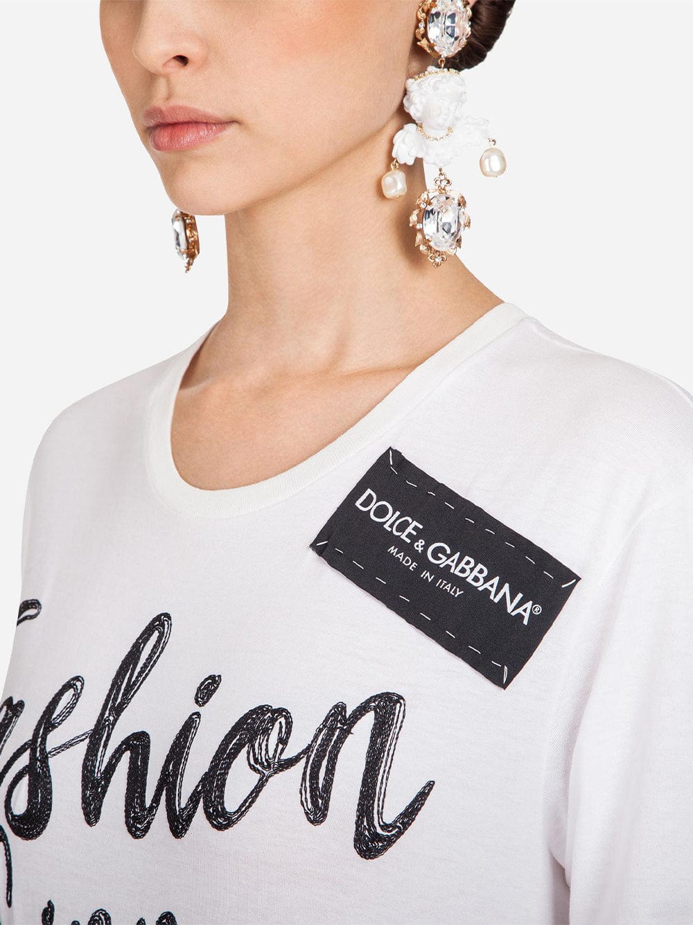 Dolce & Gabbana Fashion Sinner Crewneck T-Shirt