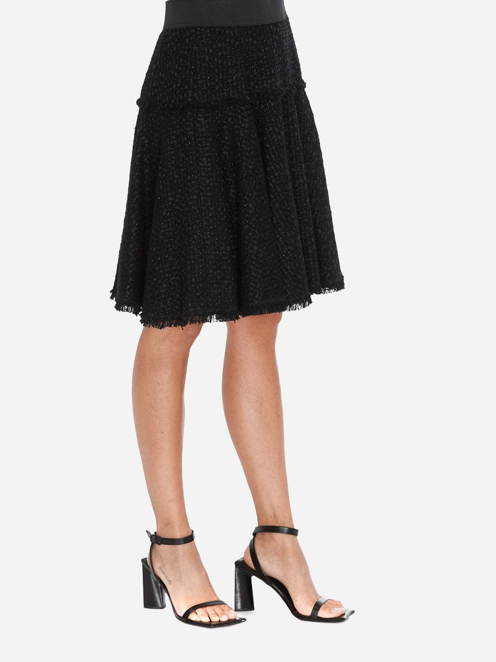 Dolce & Gabbana Flared Tweed Skirt