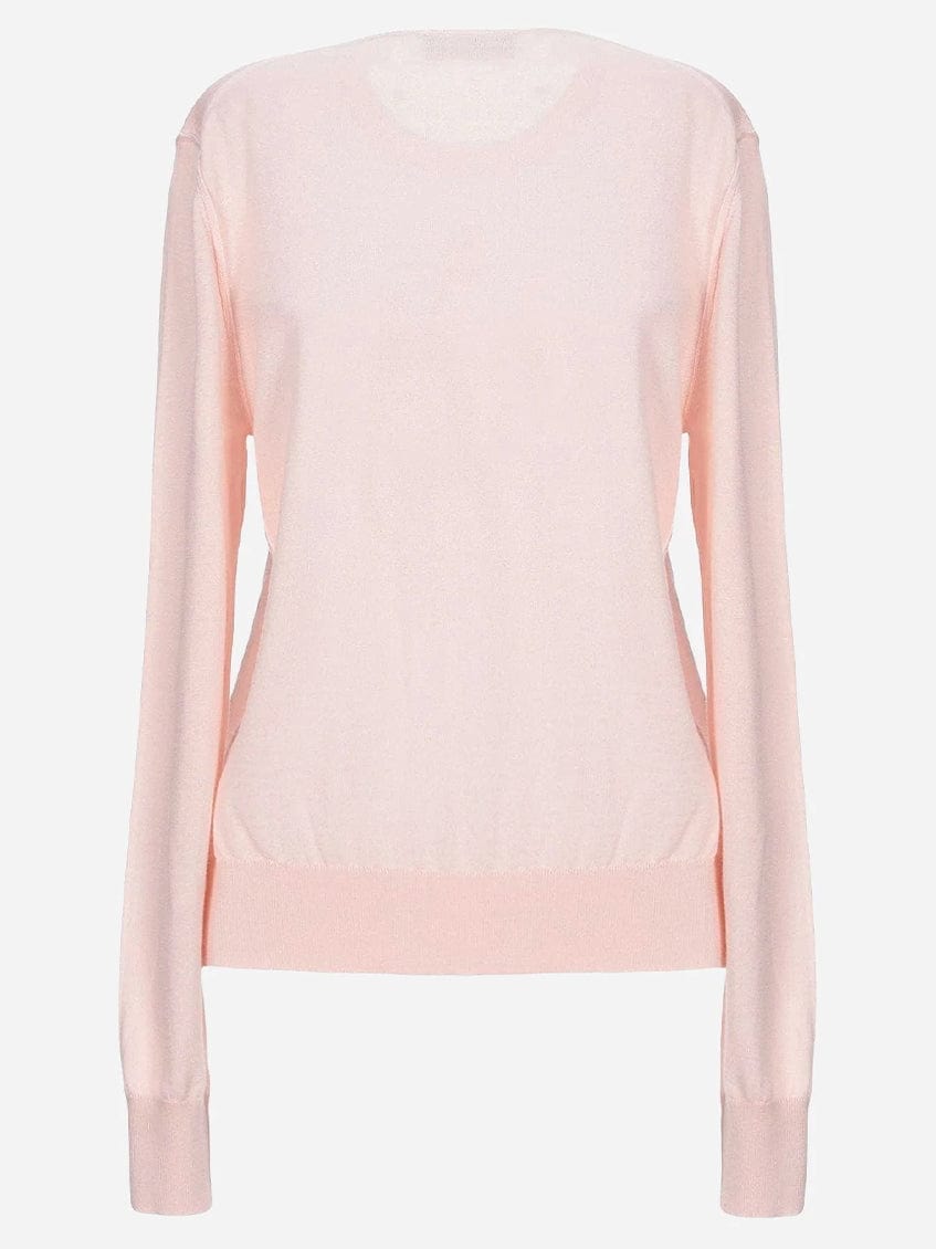 Dolce & Gabbana Floral-Embroidery Cashmere Sweater