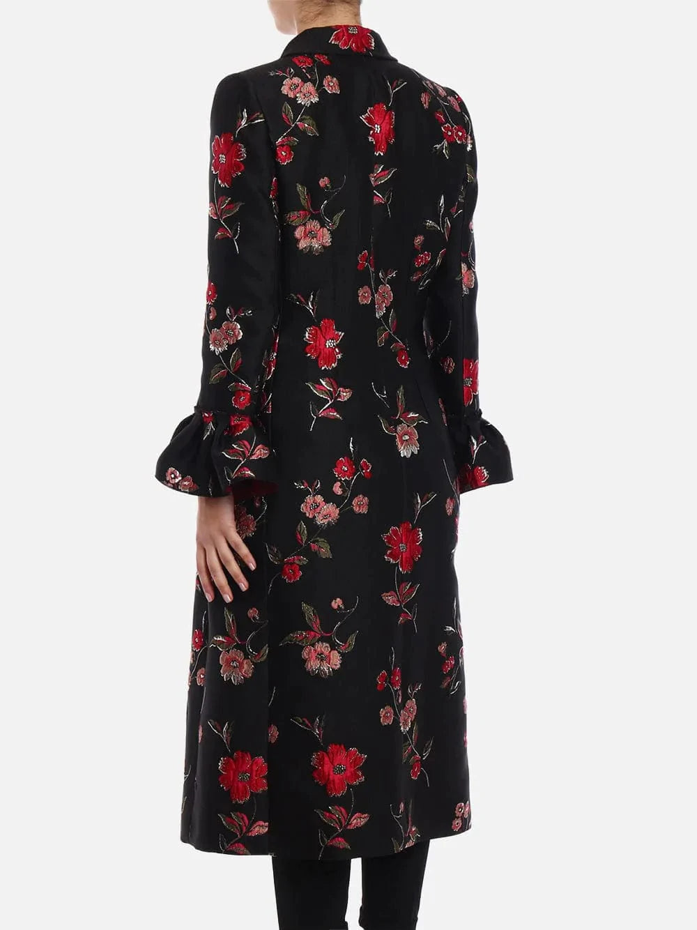 Dolce & Gabbana Floral-Jacquard Coat