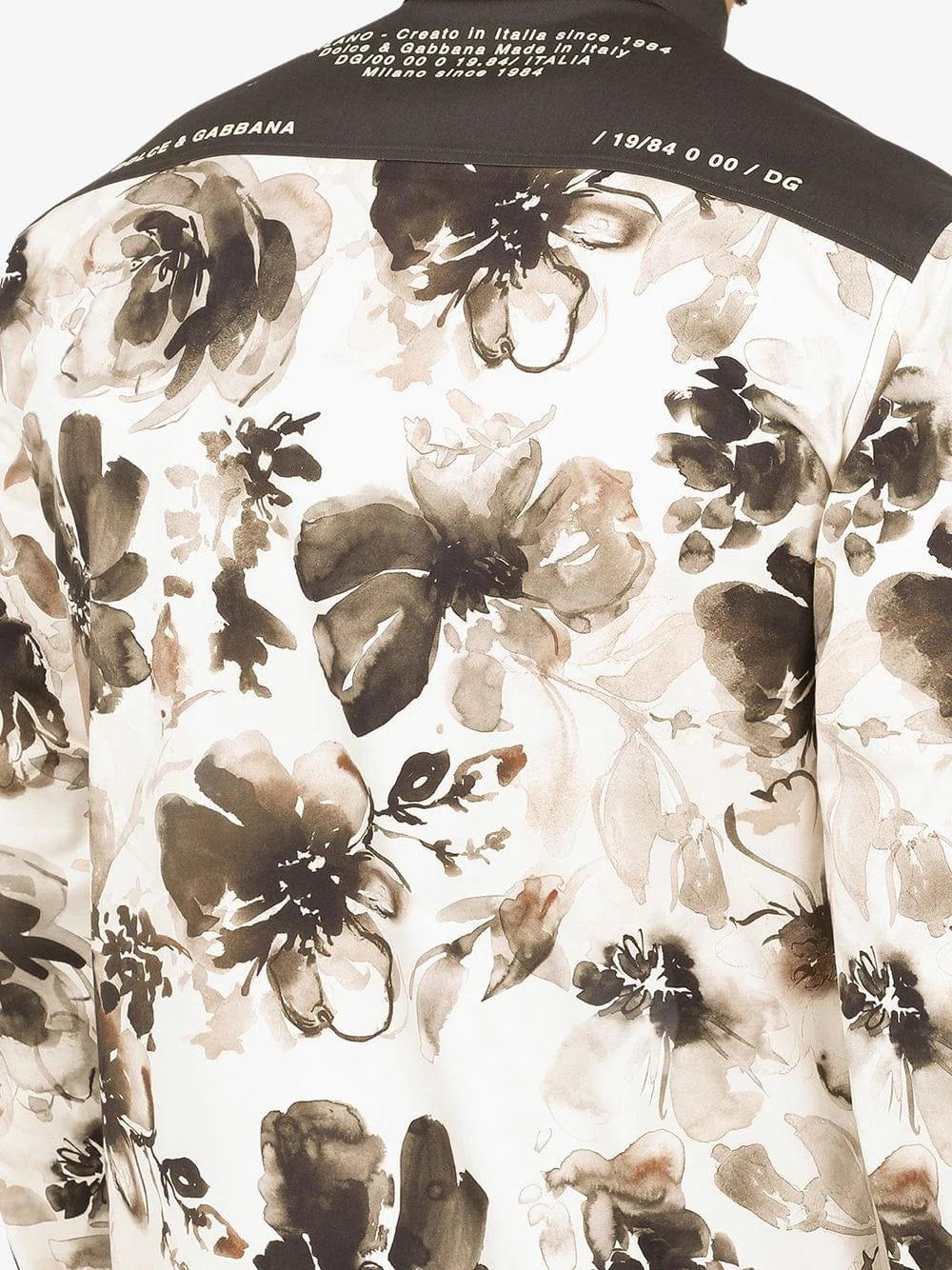 Dolce & Gabbana Floral-Print Pocket Shirt