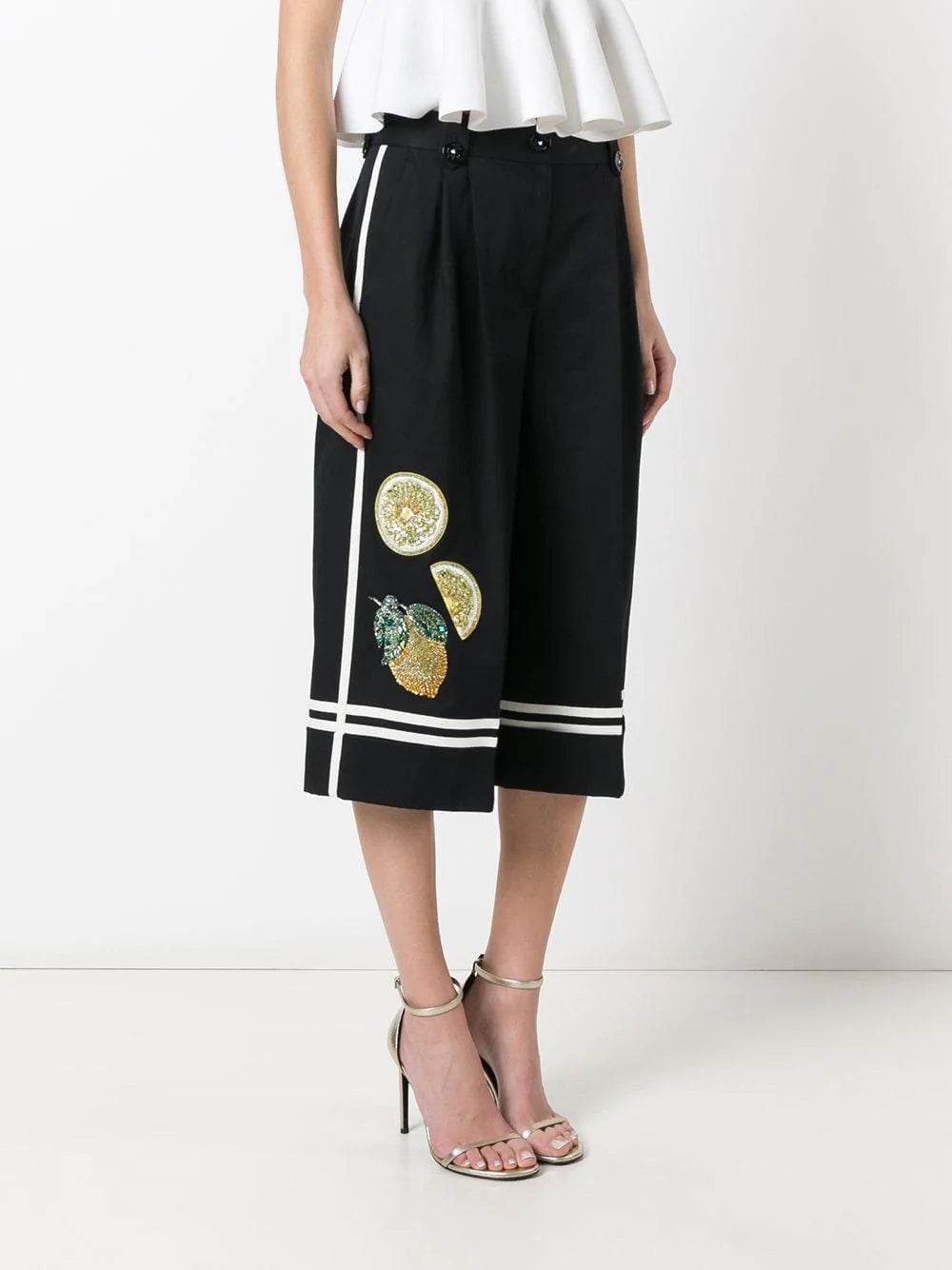 Dolce & Gabbana Fruit Embellished Culottes