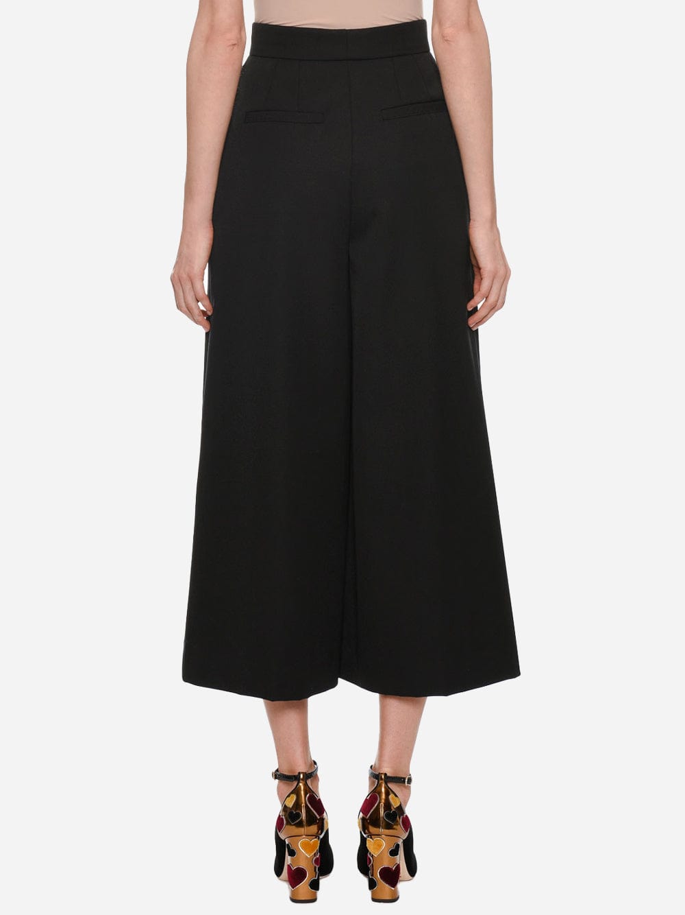 Dolce & Gabbana Gabardine Wide-Leg Sailor Gaucho Pants