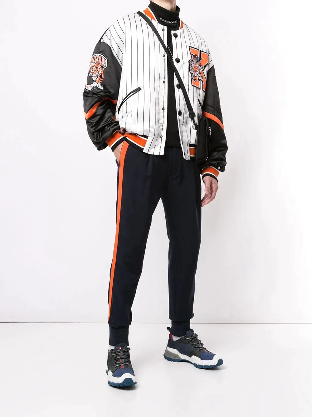 Dolce & Gabbana Graphic Print Striped Jacket