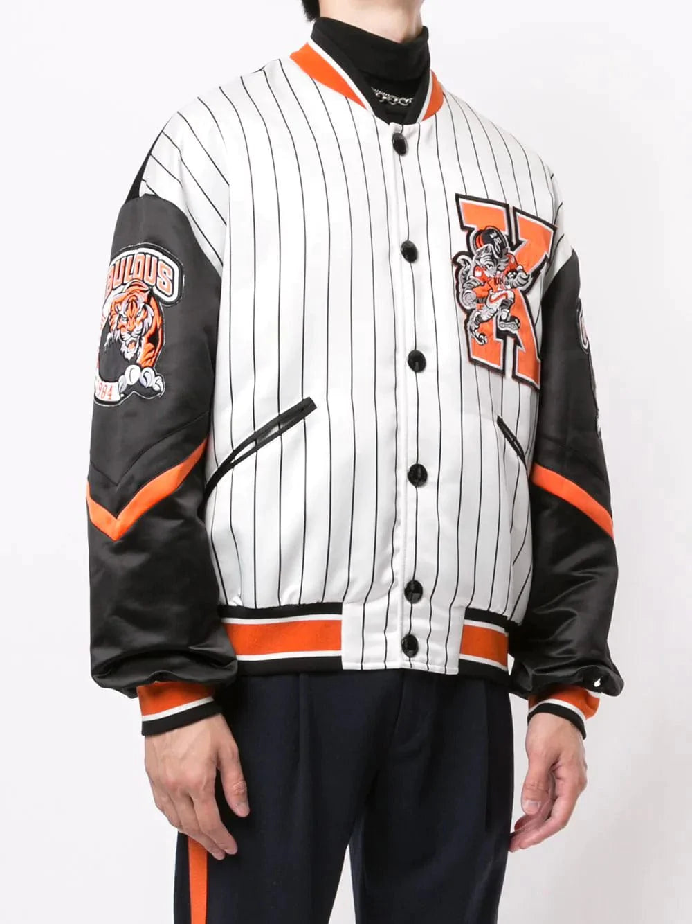 Dolce & Gabbana Graphic Print Striped Jacket