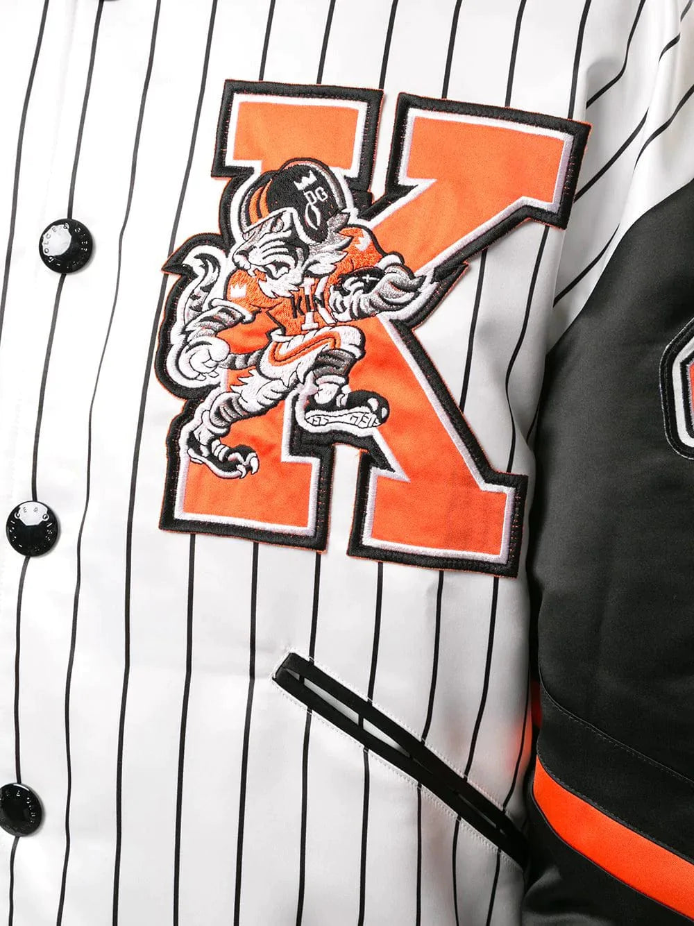 Dolce & Gabbana Graphic Print Striped Jacket