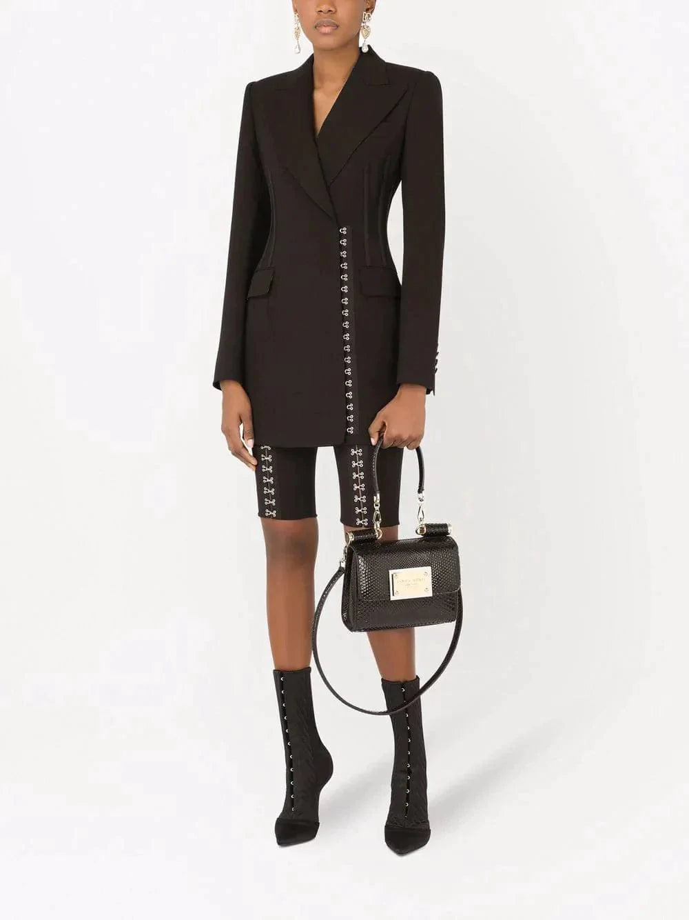 Dolce & Gabbana Hook-And-Eye Fastening Detail Shorts