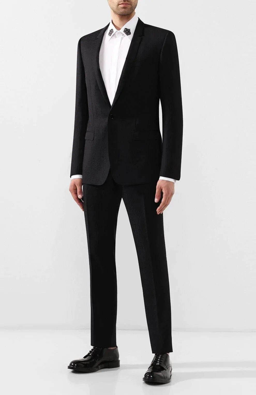 Dolce & Gabbana Jacquard Logo Blazer