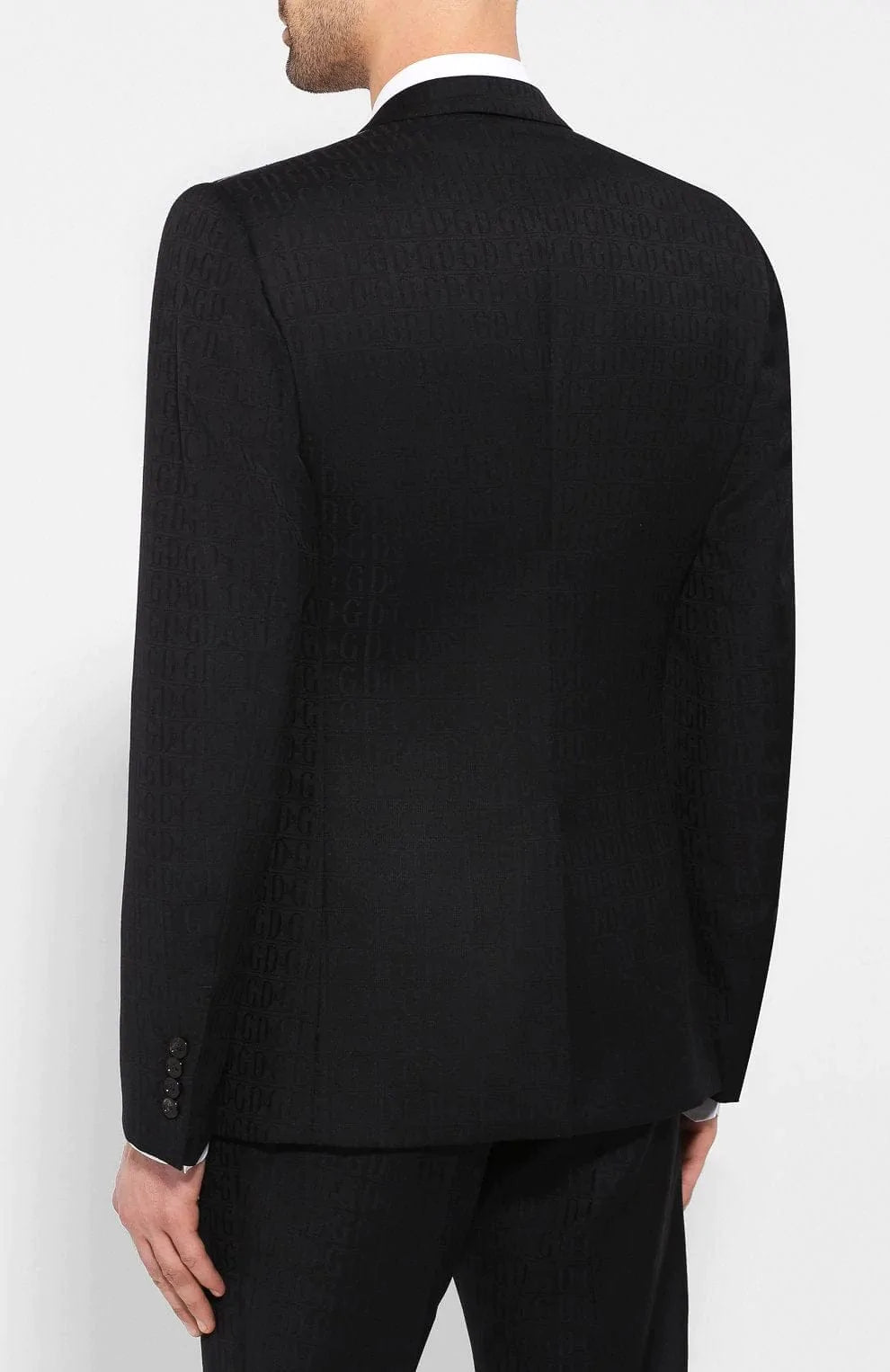 Dolce & Gabbana Jacquard Logo Blazer