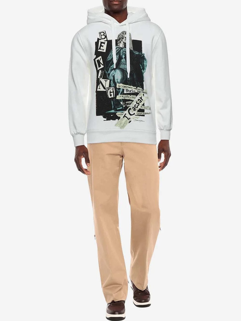 Dolce & Gabbana King Ceaser Print Hoodie