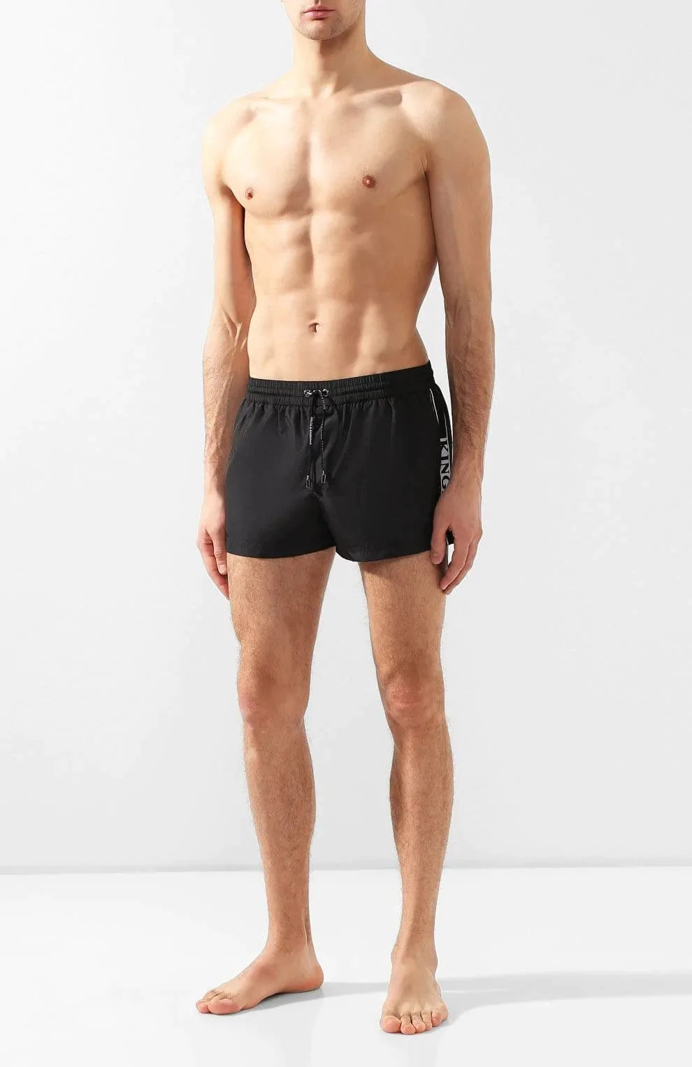 Dolce & Gabbana King-Print Swim Shorts