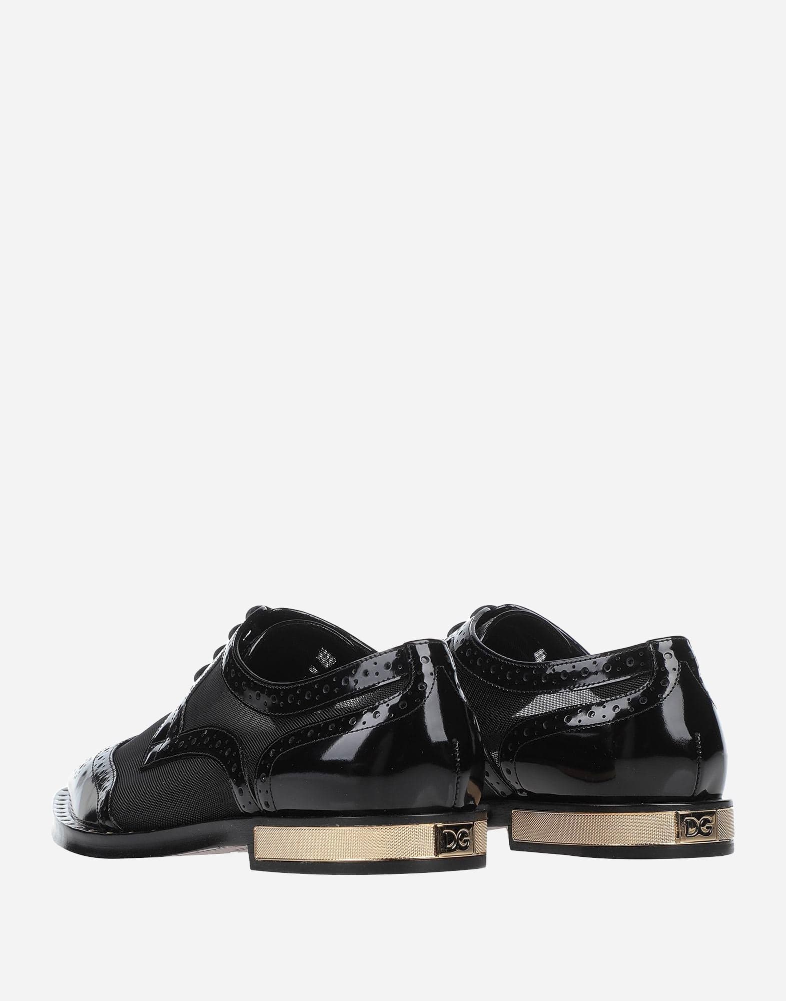 Dolce & Gabbana Leather Brogue Lace-Up Shoes
