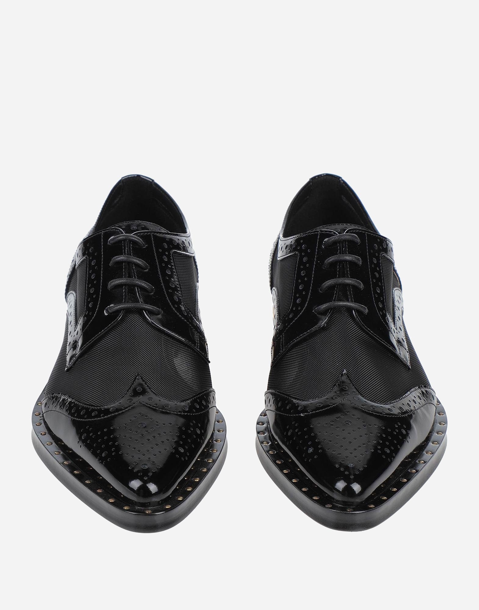 Dolce & Gabbana Leather Brogue Lace-Up Shoes