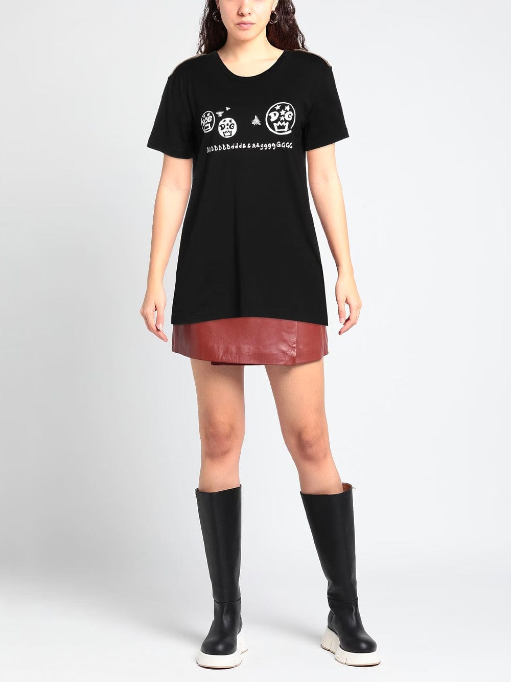 Dolce & Gabbana Logo Motif Crewneck T-shirt