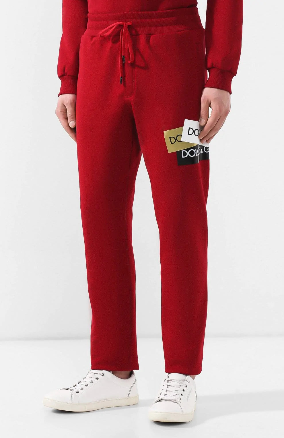 Dolce & Gabbana Logo Tape Sweatpants