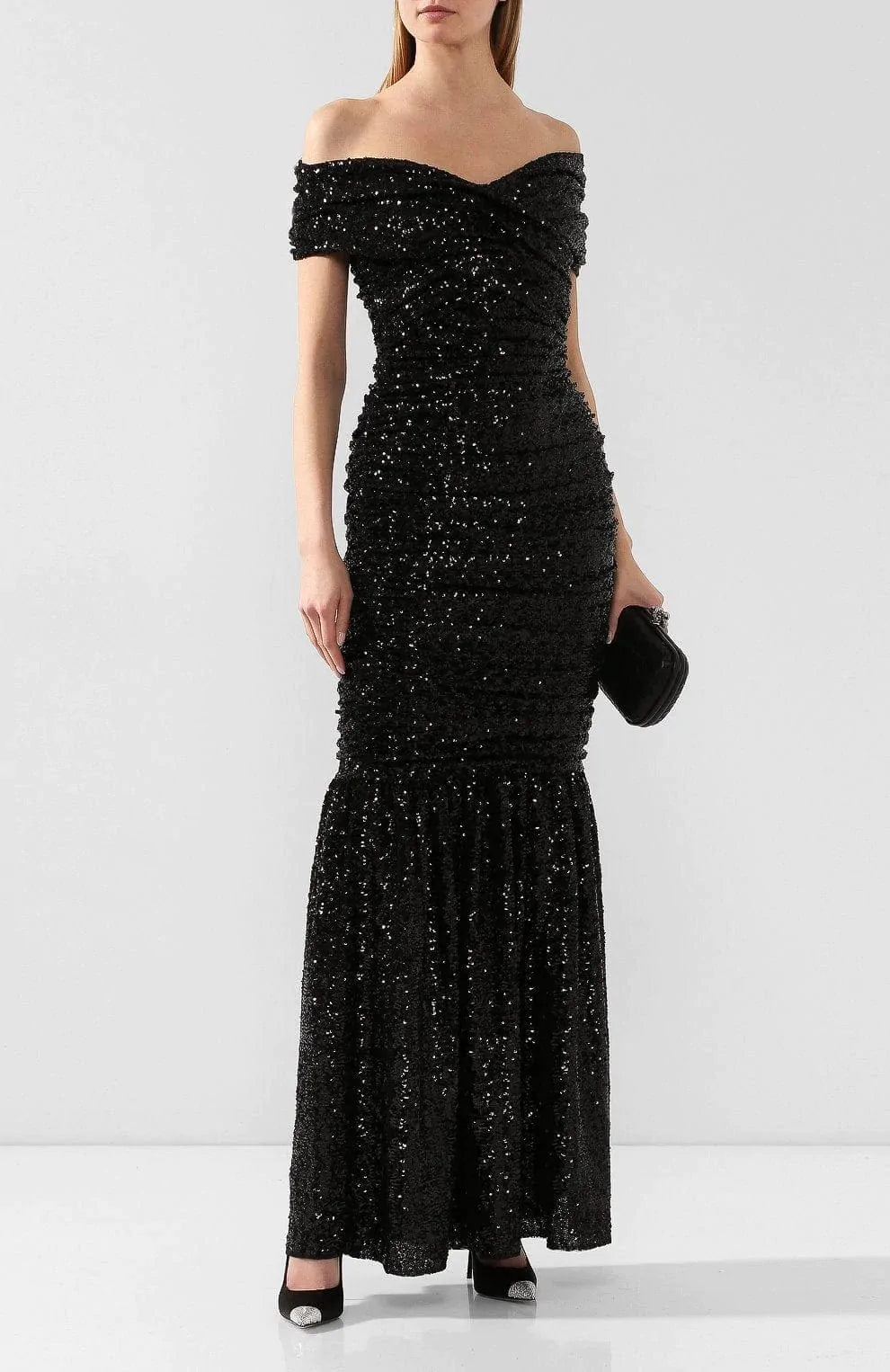 Dolce & Gabbana Long Sequined Dress