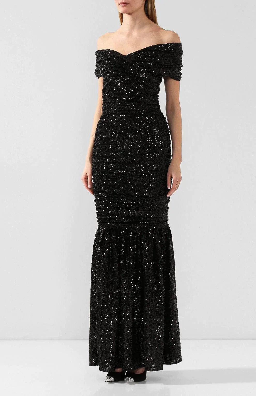 Dolce & Gabbana Long Sequined Dress