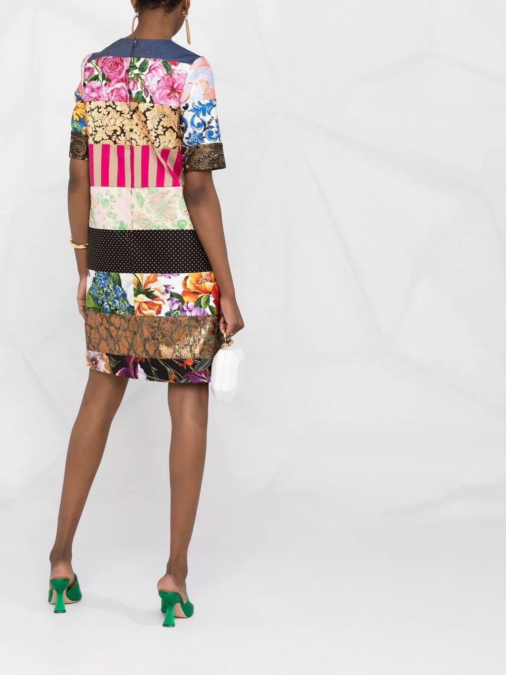 Dolce & Gabbana Multi-Patchwork Dress