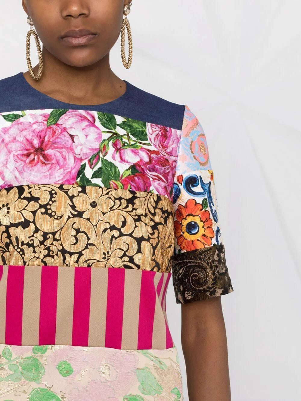 Dolce & Gabbana Multi-Patchwork Dress