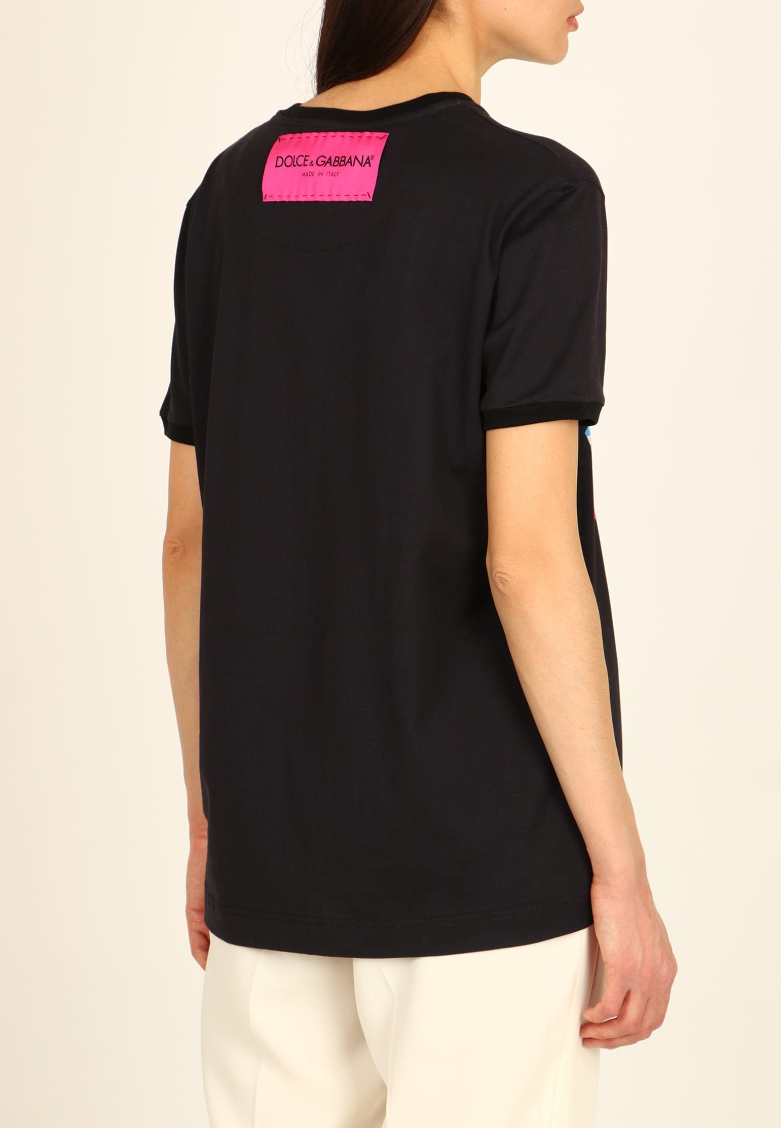 Dolce & Gabbana Multicolor Logo T-Shirt