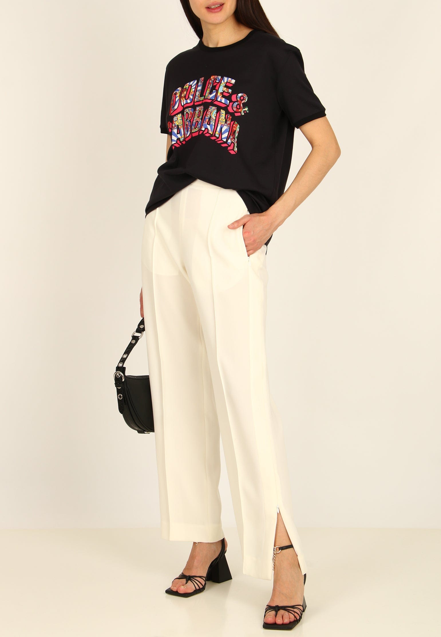 Dolce & Gabbana Multicolor Logo T-Shirt