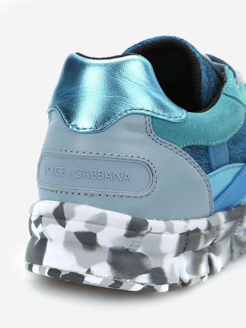 Dolce & Gabbana New Jamaica Mixed Material Sneakers