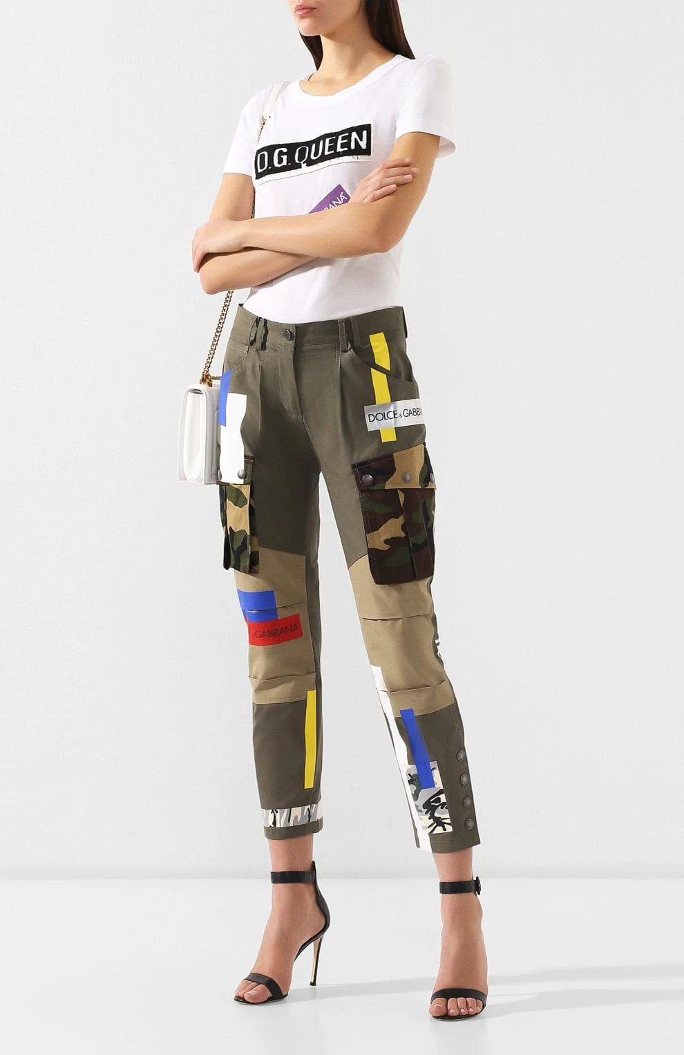 Dolce & Gabbana Patched Cargo Pants