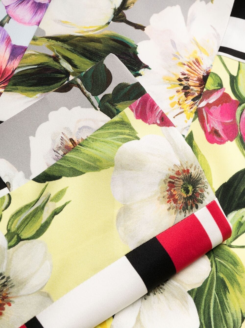 Dolce & Gabbana Patchwork Charmeuse Dress