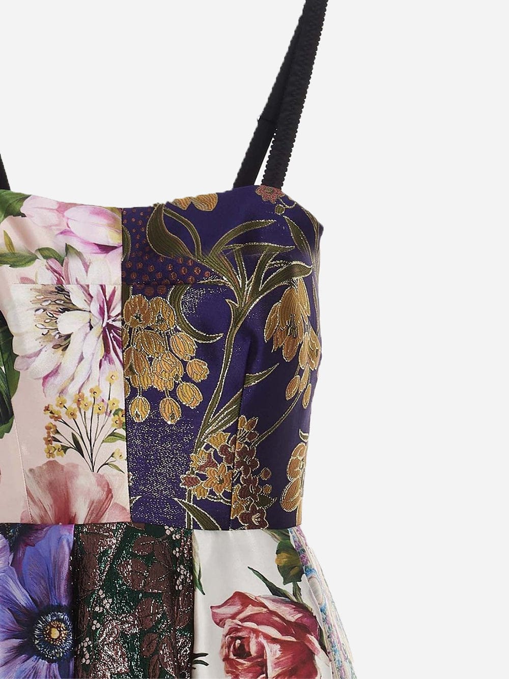 Dolce & Gabbana Patchwork Jacquard-Woven Dress