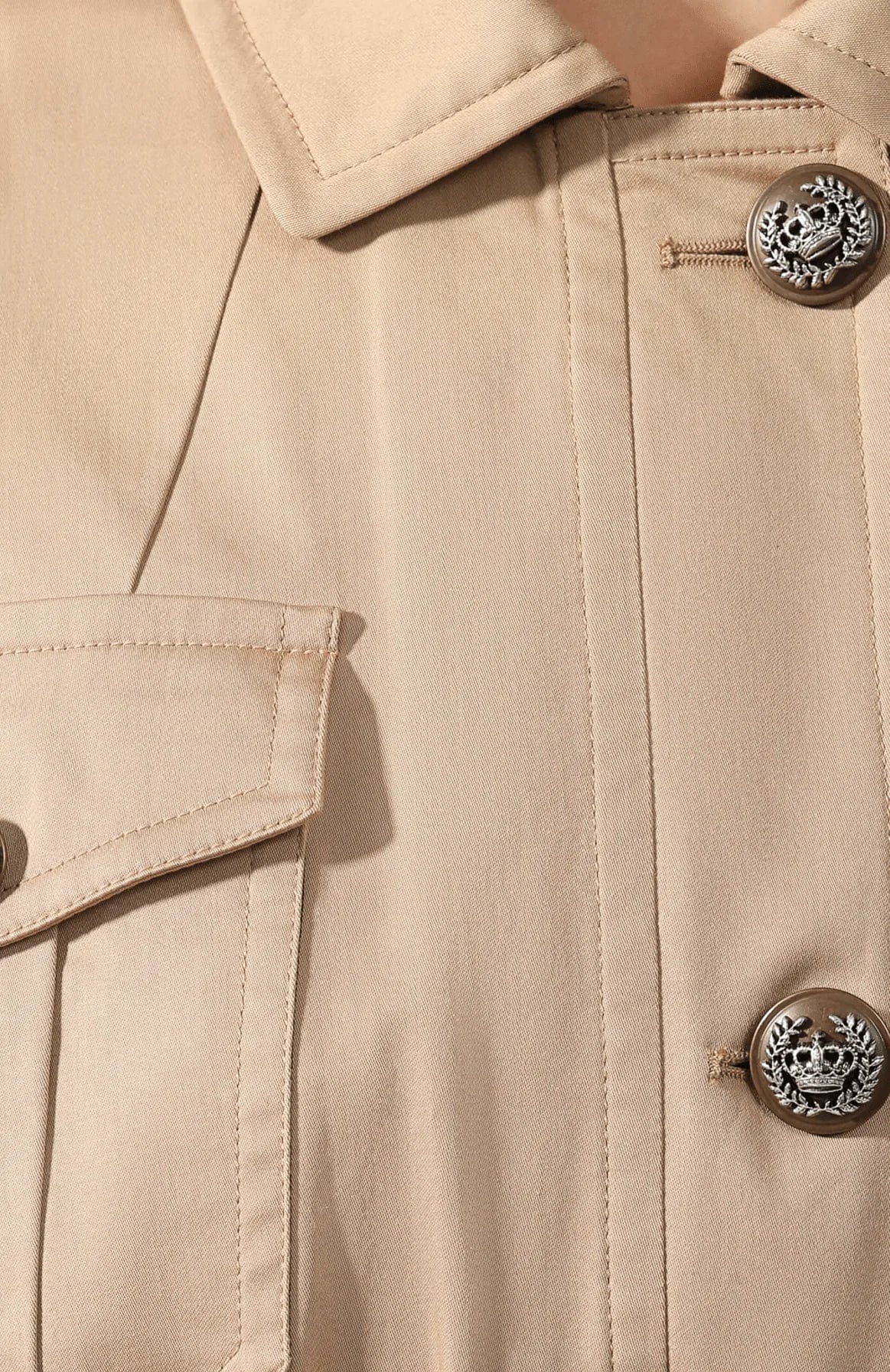 Dolce & Gabbana Pocket-Detail Button-Up Jacket