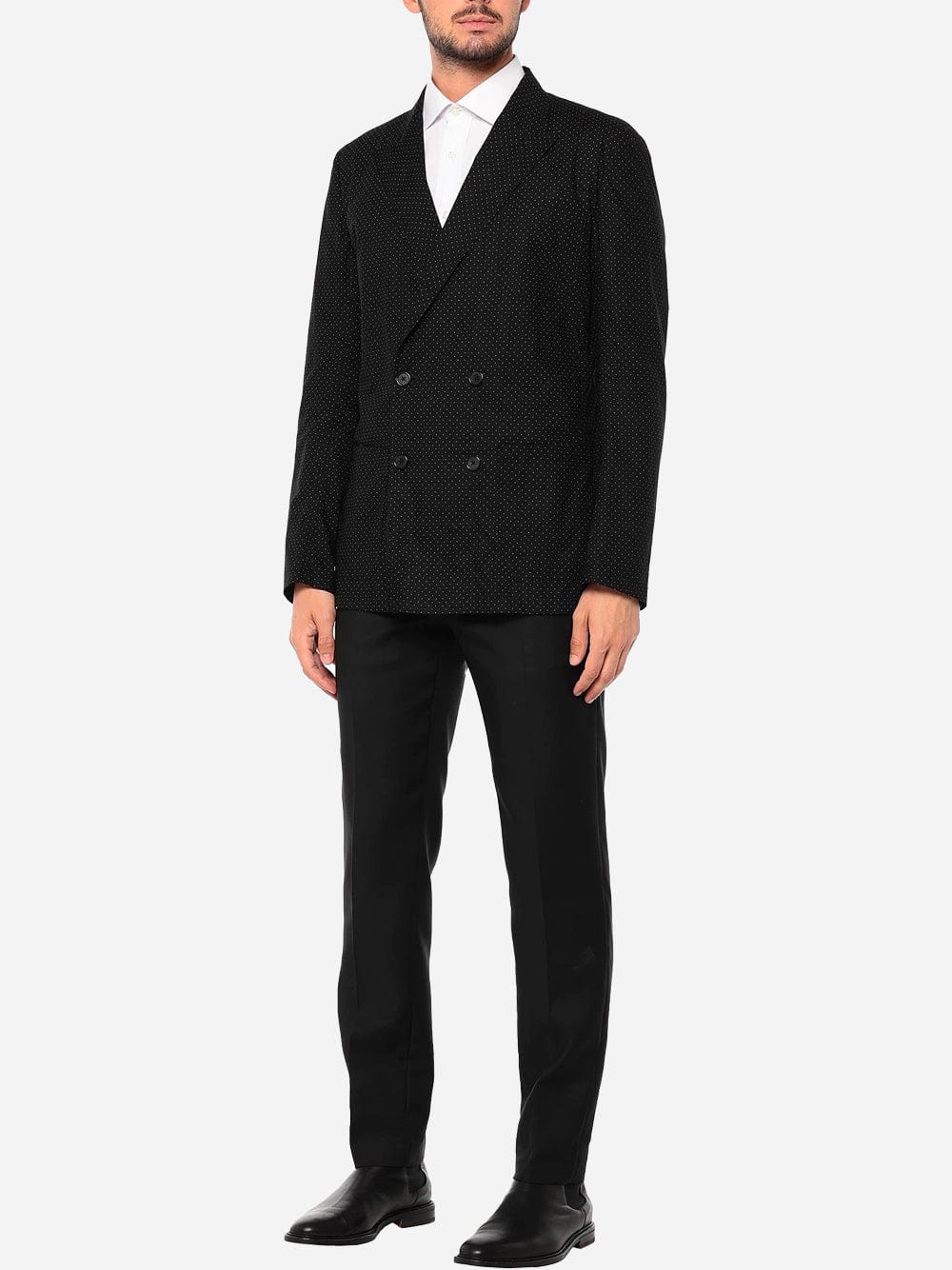 Dolce & Gabbana Polka-Dot Double Breasted Blazer