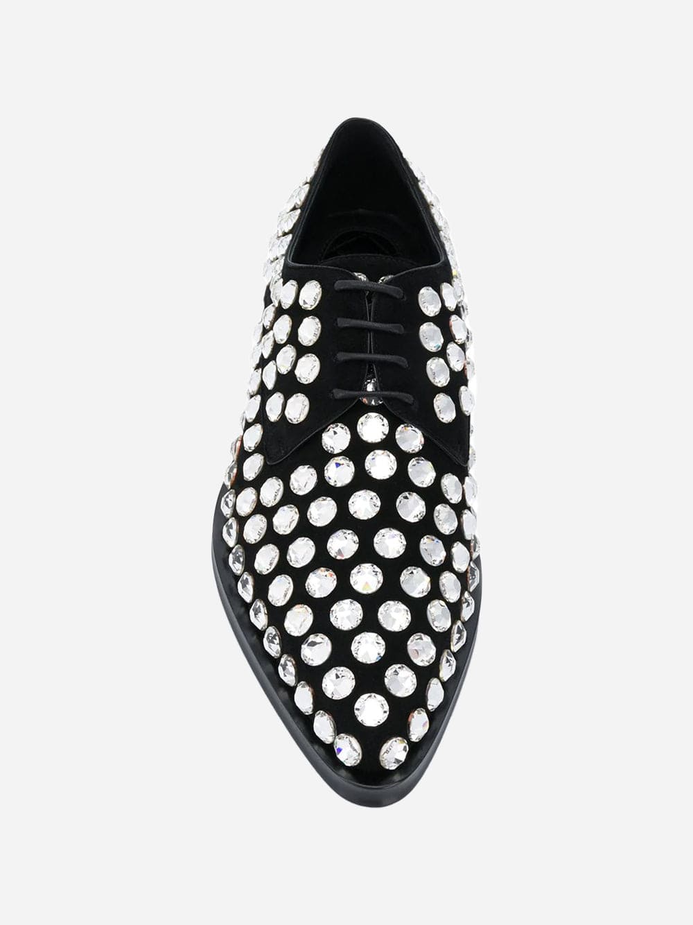 Dolce & Gabbana Rhinestone Embellished Derby Shoes