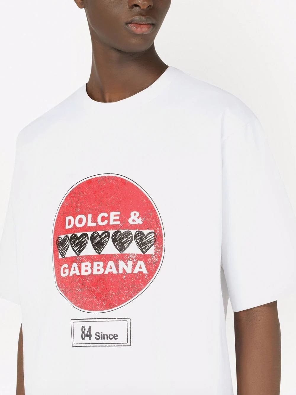 Dolce & Gabbana Road-sign Print T-Shirt