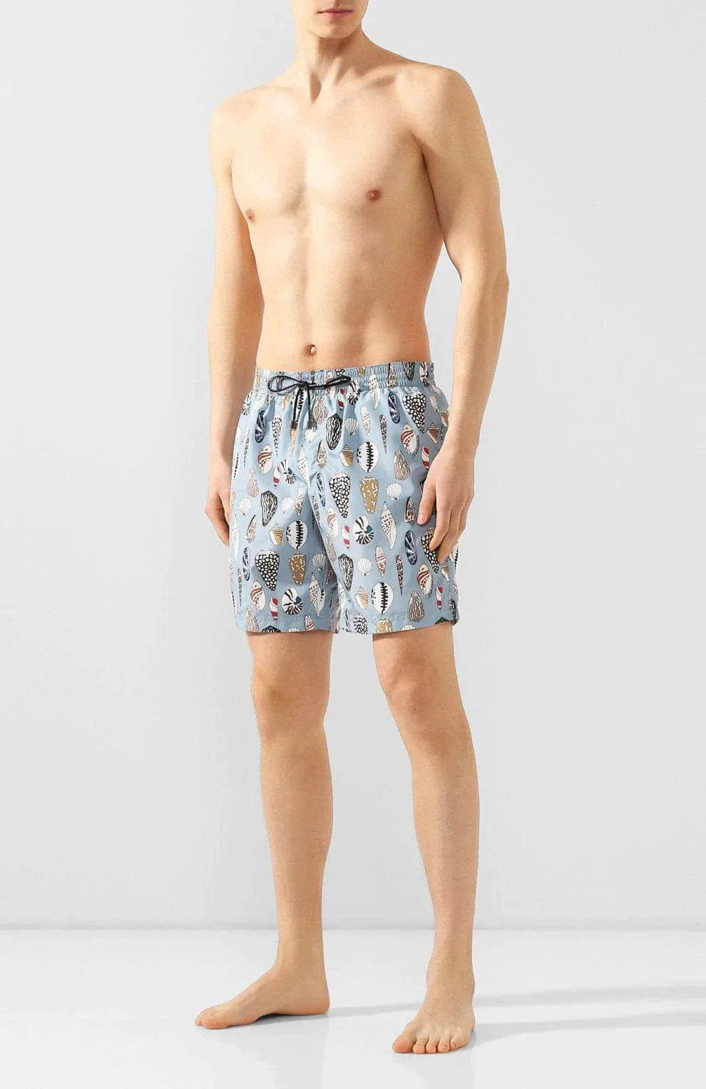 Dolce & Gabbana Seashell-Print Swim Shorts