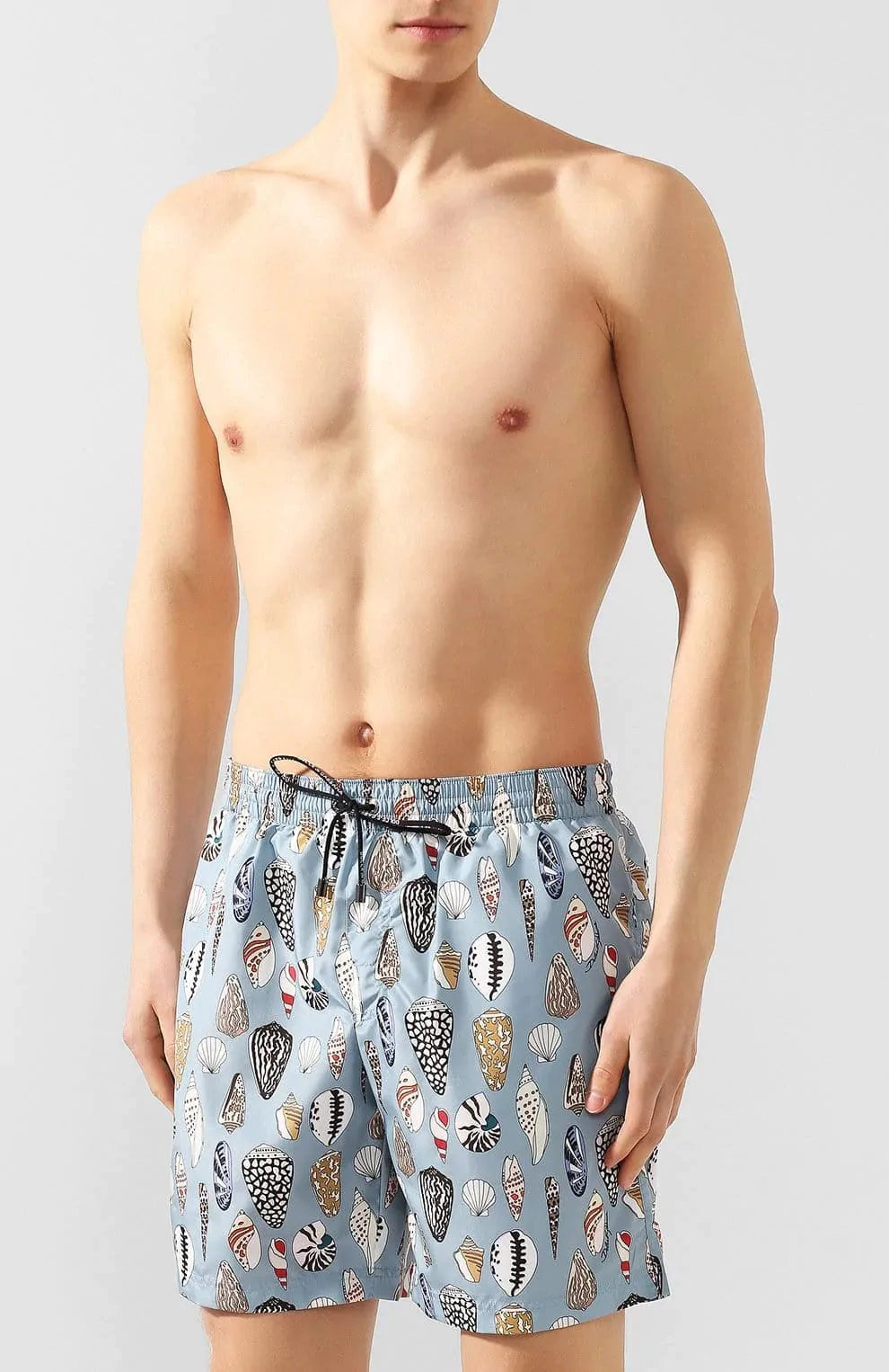Dolce & Gabbana Seashell-Print Swim Shorts
