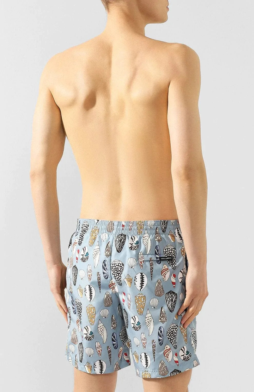 Dolce & Gabbana Seashell-Print Swim Shorts