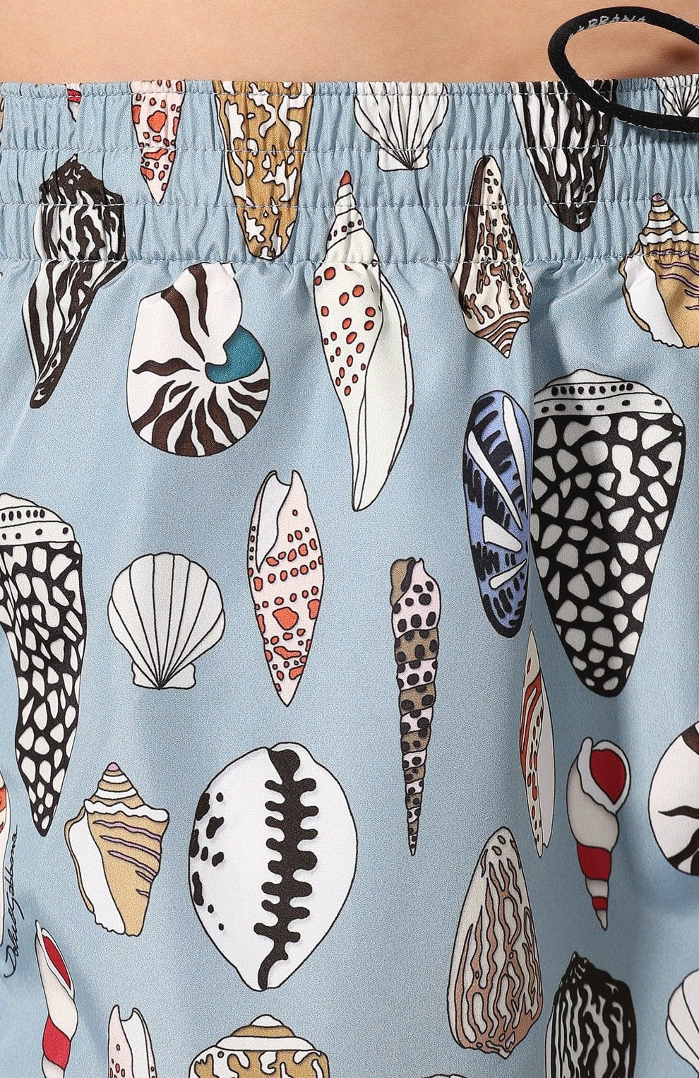 Dolce & Gabbana Seashell-Print Swim Shorts