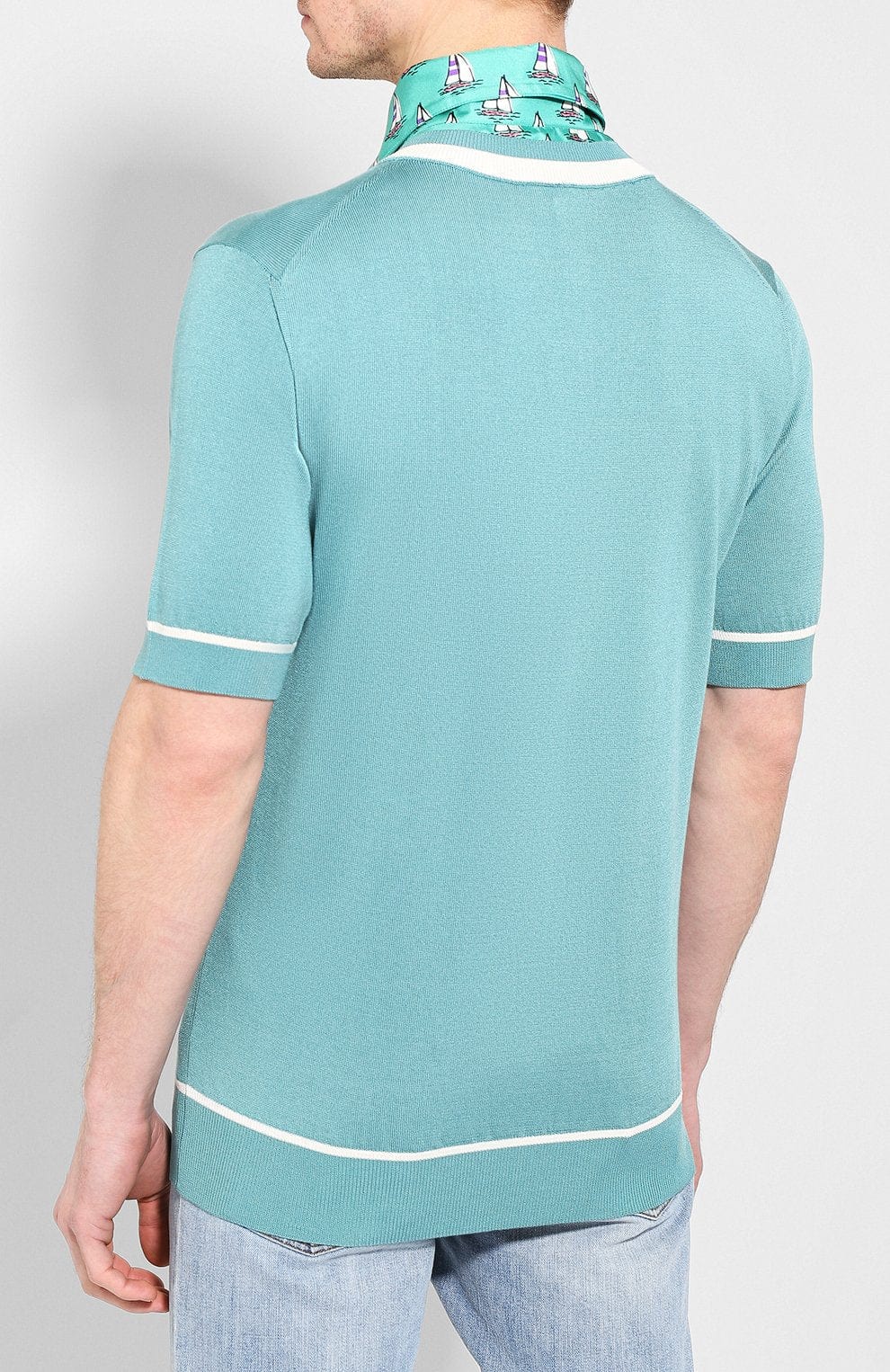 Dolce & Gabbana Silk Polo Shirt