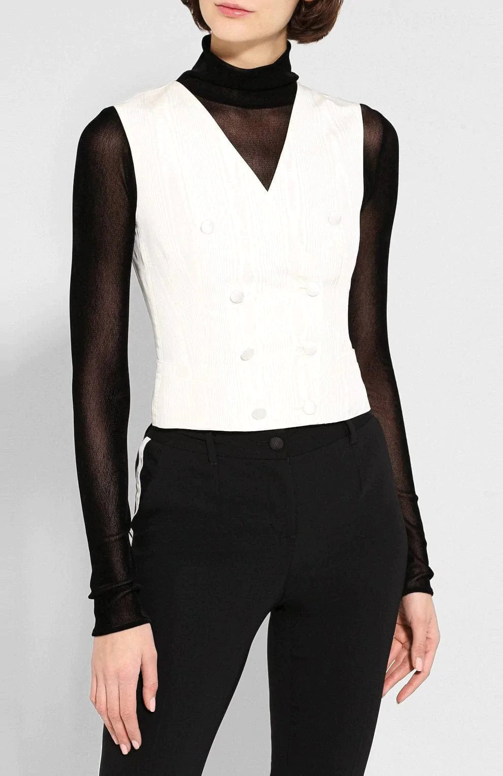 Dolce & Gabbana Silk Single-Breasted Waistcoat